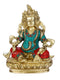 God Of Wealth Kuber Figurine - Home Decor Brass Statue Kuts104