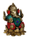 God Ganesha On Lotus Brass Daily Worship Statue Gts179