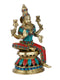 Goddess Laxmi Statue Sitting Sculpture Decorative Showpiece Lts110