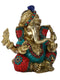 Ganpati Idol With Turban (Pagdi) Decorative Figurine Gts224