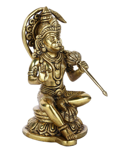 Brass Blessing Lord Hanuman Idol Murti Showpiece Hbs124