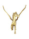 Brass Golden Flying Horse With Wings Decorative Showpiece Dfbs163-Gold