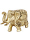 Ethnic Indian Brass Elephant Decorative Showpiece DFBS428