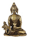 Brass Shakyamuni Gautam Buddha Decorative Statue With Sacred Kalash Bbs262