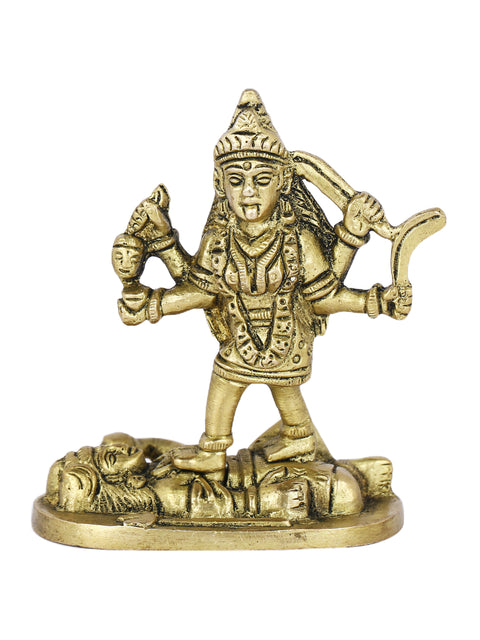 Maa Kali Devi Statue On Shiva Sculpture Home Office Puja Gifts