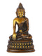 Brass Buddha Gautam Buddhist Idol Showpiece With Sacred Kalash Bbs264