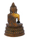 Brass Buddha Gautam Buddhist Idol Showpiece With Sacred Kalash Bbs264