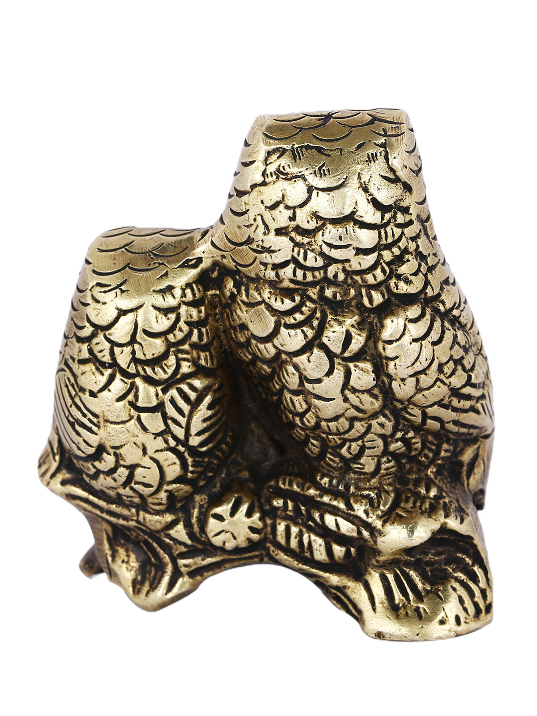 Owl Bird Brass Decorative Showpiece Dfbs164