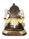 Brass Ganesha Idol Sitting On Round Base Gbs125