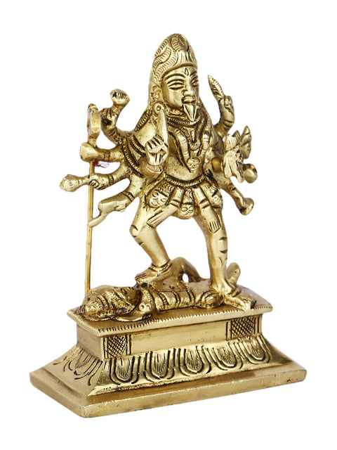 Goddess Kali/Kalka Maa Rudra Avatar Sculpture Brass Statue Dbs107