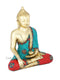 Buddha Brass Statue In Bhumisparsha Mudra With Stone Work Bts222