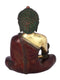 Meditating Lord Buddha Brass Idol With Scared Kalash Statue Bbs231