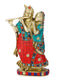 Brass Radha Krishna Handmade Idol For Puja Rkts112