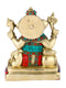 Brass Writing Shubh Labh Ganesh Idol Statue Gts159