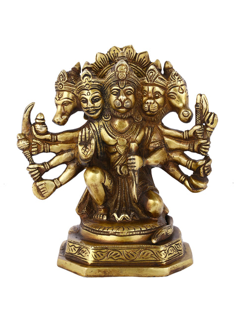 Blessing Panchmukhi Hanuman Brass Idol Murti Showpiece Hbs115