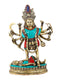 Brass Statue Of Goddess Kali Maa Spiritual Idol Dts109