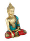 Brass Bhumisparash Astmangal Pose Buddha Idol Statue Bts187