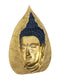 Brass 3D Buddha Face On Leaf Idol Showpiece Bbs258