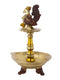 Brass Antique Bird Diya Puja Oil Lamp Showpiece Chbs113