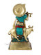 Lord Krishna With Cow Brass Decorative Statue Kts115