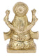 Brass Lakshmi Ganesh Saraswati Idol (4.1 Inches Height), Lgbs182