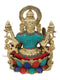 Devi Lakshmi Idol Sitting On Lotus Base Sculpture Showpiece Lts120