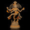 Brass Nataraja Shiva Sculpture With Golden Finish Statue