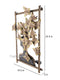 Butterfly Women Metal Decorative LED Wall Hanging