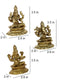 Lakshmi Ganesha Saraswati Brass Statue For Home Puja Lgbs180