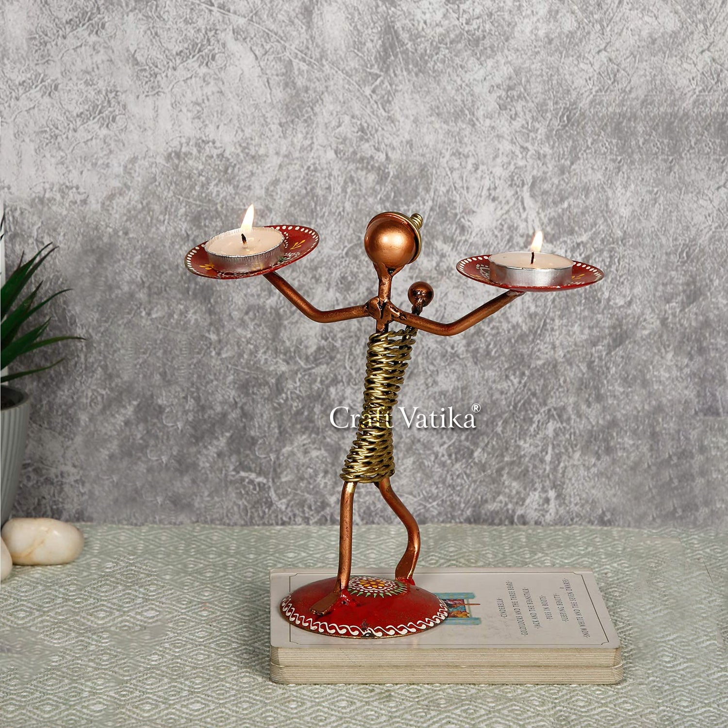 Tea Light Candle Holder for Home Decoration