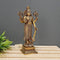 Standing Vishnu Brass Idol Murti Holding Club Statue