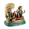 God Vishnu with Goddess Lakshmi Brass Idol