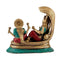 God Vishnu with Goddess Lakshmi Brass Idol