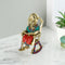 Ganesh Idol Sitting On Chair And Reading Ramayana Showpiece Gts190