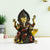 Brass Sitting On Mouse Blessing Ganesh Idol Statue Gbs201