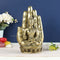 Brass Palm Shakyamuni Buddha Idol Showpiece Bbs302