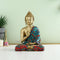 Blessing Gautam Buddha Idol Brass Multicolored Showpiece Bts182-New