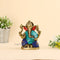 Brass Blessing Ganesh Chaturbhuj Posing Idol Murti Gts214