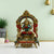 Goddess Laxmi Ji Statue Sitting On Singhasan Sculpture Figurine Lts124