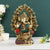 Blessing Ganesha Idol Sculpture Sitting On Singhasan Statue Gts192