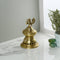 Peacock Shaped Brass Golden Diya For Decoration Dfbs426