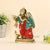 Radha Krishna Brass Divine Idol With Stone Work Figurine Rkts113