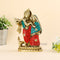 Radha Krishna Brass Divine Idol With Stone Work Figurine Rkts113