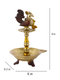 Brass Antique Bird Diya Puja Oil Lamp Showpiece Chbs113