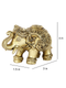 Trunk Up Elephant Brass Decorative Showpiece Dfbs222