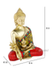 Brass Decorative Buddhism Tibetan Feng Shui Healing Sculpture Buddha Statue-Bts214