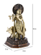 Brass Lord Krishna Idol Kbs130