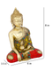 Bhumisparsha Buddha Brass Statue Fengshui Showpiece