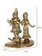 Brass Radha Krishna Murti Idol Statue Rkbs120