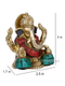 Small Statue Of Lord Ganesha In Solid Brass With Stone Work Gts193